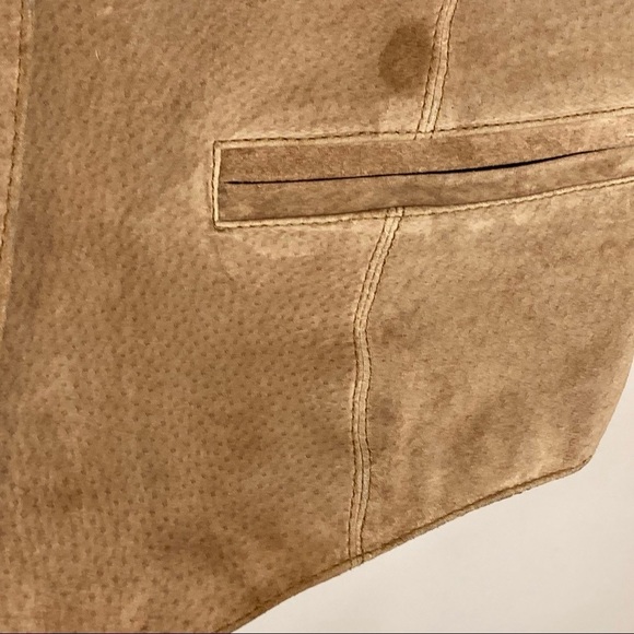 Suede menswear vest sz Large - Picture 10 of 14